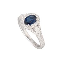 Ringe Crivelli Dame ZAFFIRO in Gold Zaffiro 1.10 Ct VR29087 - VR29087